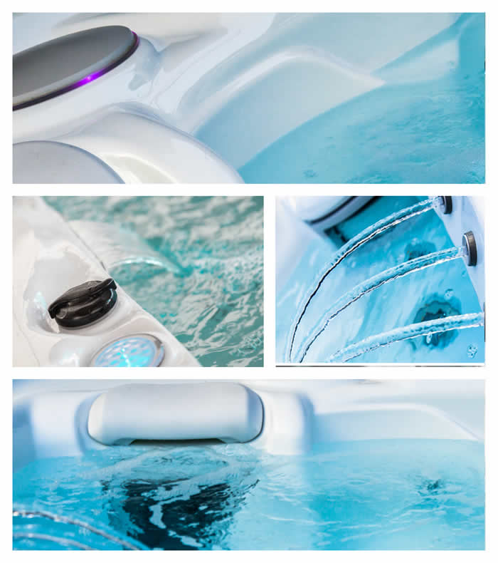 Hot tub and spa details